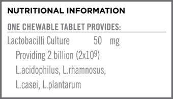 KidzBiotix Nutritional Info