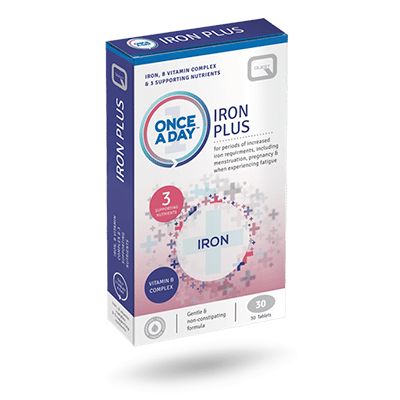 Once a Day Iron Plus – 30 TABLETS