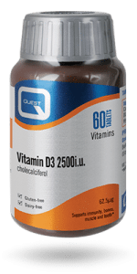 Vitamin D3 2500i.u 60 Tablets