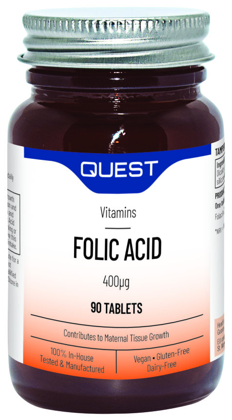 Folic Acid 400mcg – 90 Tablets