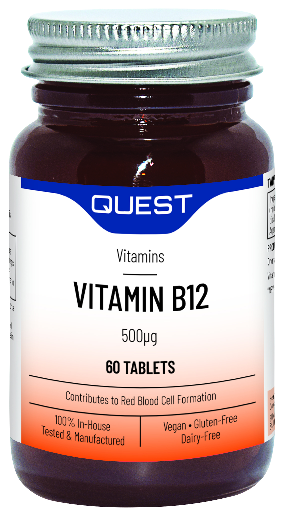 Vitamin B12 500mcg – 60 Tablets